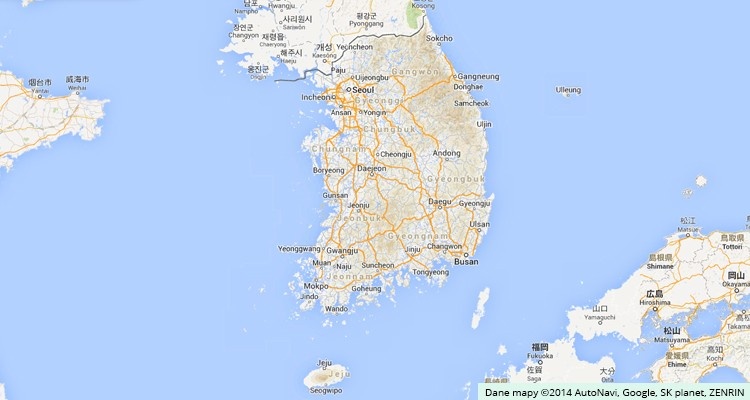 Dane geograficzne Korei Południowej