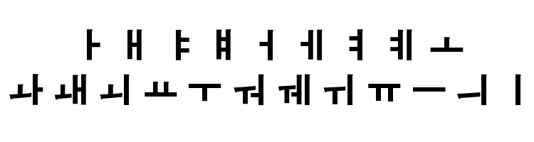 Spółgłoski alfabetu koreańskiego